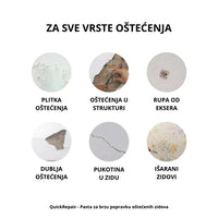 Pasta za brzu popravku oštećenih zidova